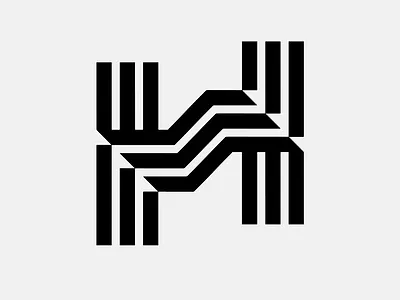 LOGO - H branding design graphic design h icon identity illustration letter lettering logo marks monogram symbol type types typo typography ui