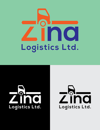 Zina Logostic Ltd. branding business logo creative logo creativelogos customlogo logo logo design