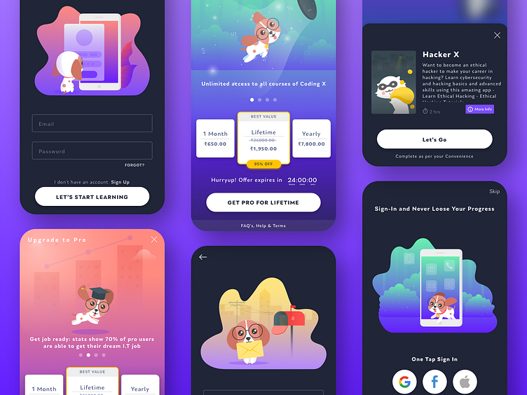Coding X - UI Design by Deepak Narayanan on Dribbble