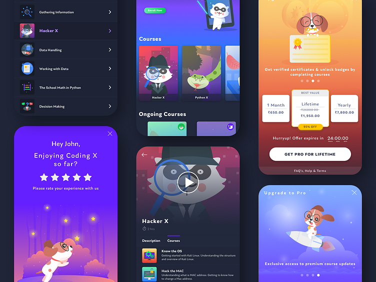 Coding X - UI Design by Deepak Narayanan on Dribbble