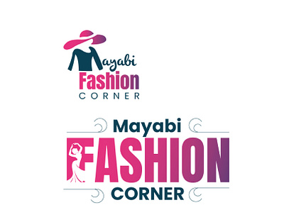 Logo Design of Mayabi Fashion Corner adobe illustrator banner branding brochure business card design etc flyer graphic designer id card design image editing letterhead logo logo design poster design retouching social media post tracing vectorazation