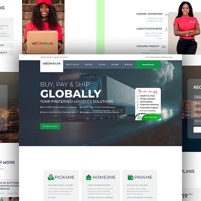 Logistics company website. 247 awesome ui branding business site cargo cover designs dashboard delivery design global illustration landing page logistics logo shipment transport trapost agency ui