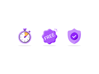 PhonePe Insurance Icons adobe design digital digital art free iconography icons illustration illustrator instant insurance phonepe purple purple icons purple illustrations secure shield spot illustration time vector