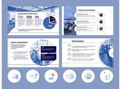 Presentation about the new department's work adobe illustrator branding design graphic design illustration power point presentation typography