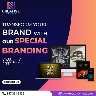 Elevate Your Brand: Special Branding Services brand branding brochures design graphic design illustration logo special branding typography ui ux vector