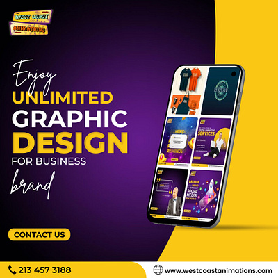 Unlimited Graphic Design Services for Your Business by Westcoast branding business design graphic design icon identity illustration logo ui ux vector