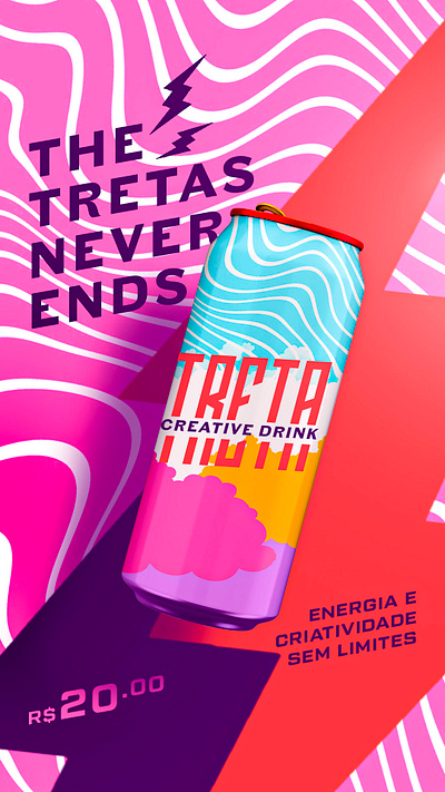 Treta Refri branding graphic design illustration study