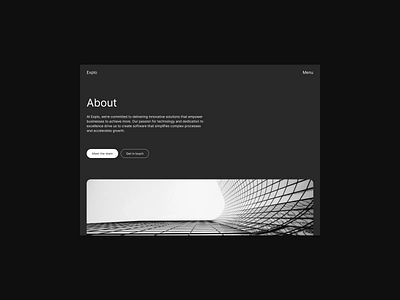 About about branding button career cta dark mode design exploration digital design explore figma image landing page links navigation photo product design ui ux web web design