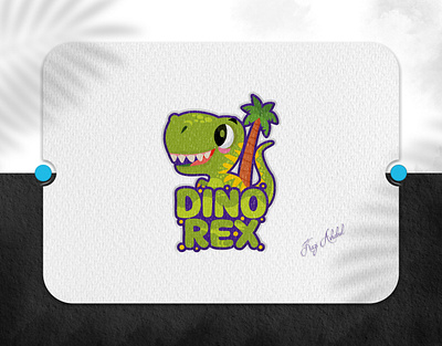 DINO REX Baby T-Shirt Design adobe photoshop animation baby branding dino rex graphic design logo motion graphics tshirt design typography design