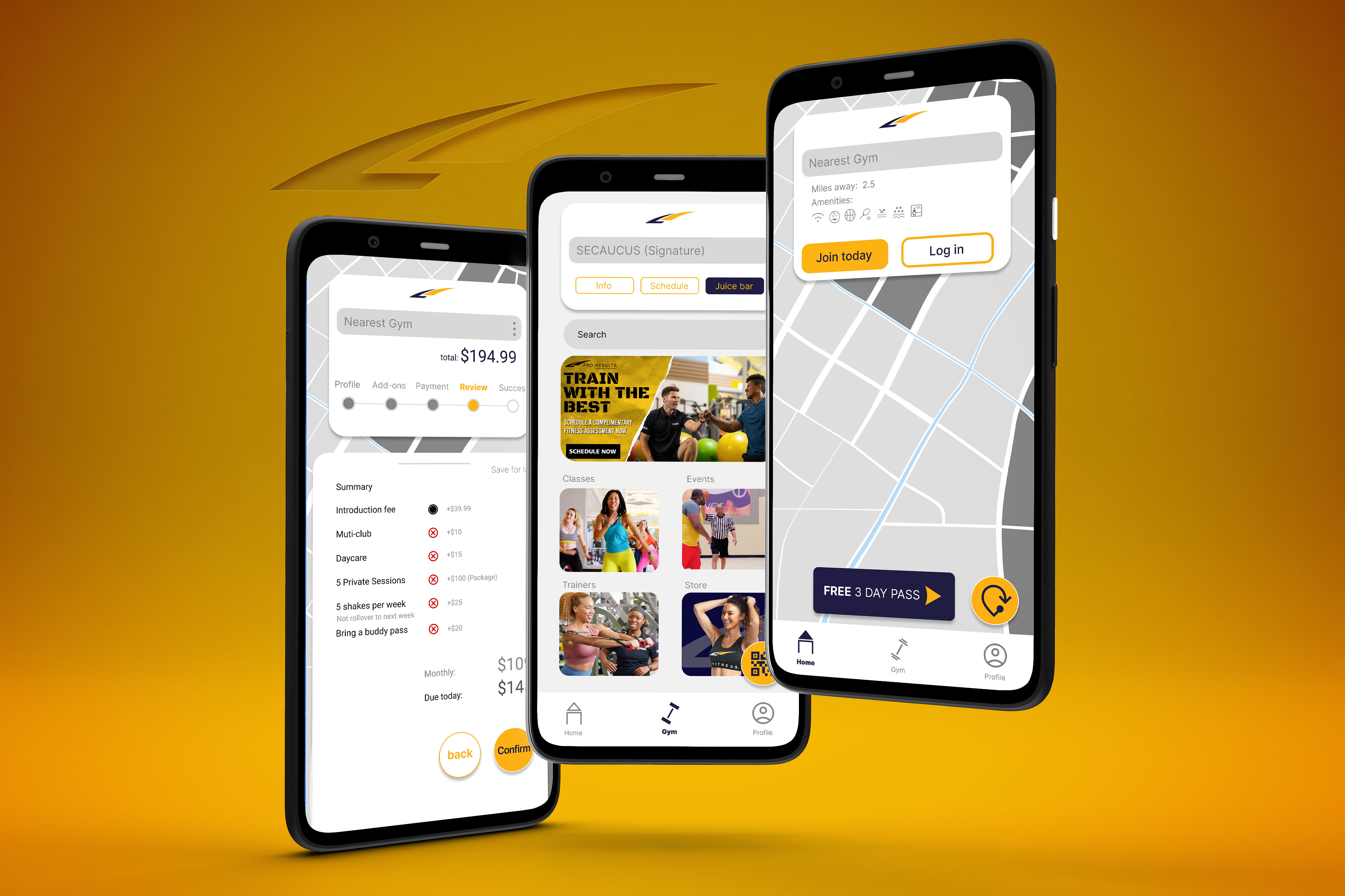 Redesign of Gym App by Sling Design on Dribbble