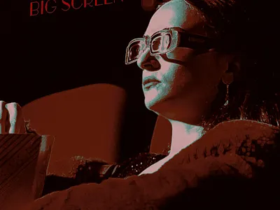 It's Better On The Big Screen design graphic design vector