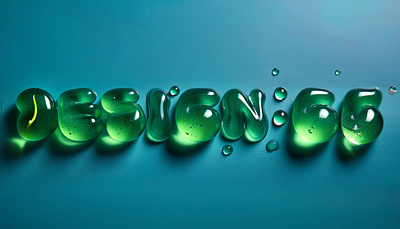 Slime Typography "Design•GG" 3d branding composition conceptual experiment graffiti logo logotype typography vector