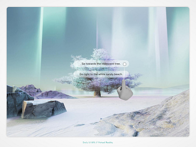 Daily UI Challenge #073 - Virtual Reality ar augumented reality daily ui 73 daily ui challenge game interface virtual reality vr
