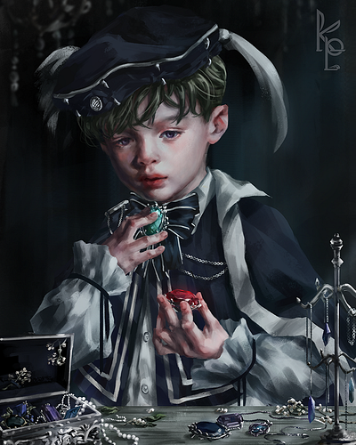 The Child 06 2dart bookcover boy chractordesign conceptart digitalart fantasy fineart illust illustration originalart portrait