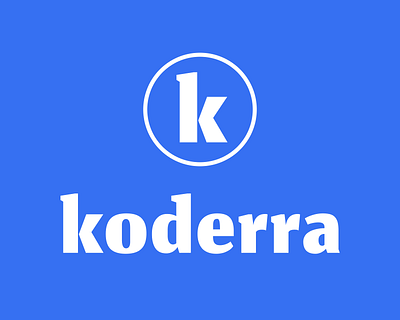 Koderra logo banner branding design logo