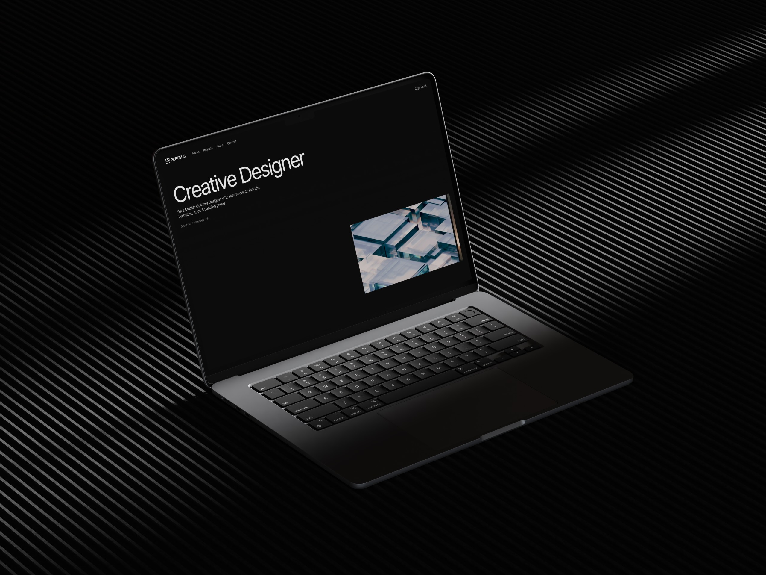 Minimal Portfolio Framer Template clean dark design framer framer template minimal modern portfolio portfolio sites product design site ui ux web design website website design