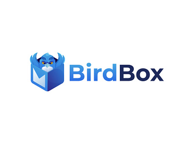 BirdBox Software Logo app bird box branding email envelope flying letter logo mail sofrware