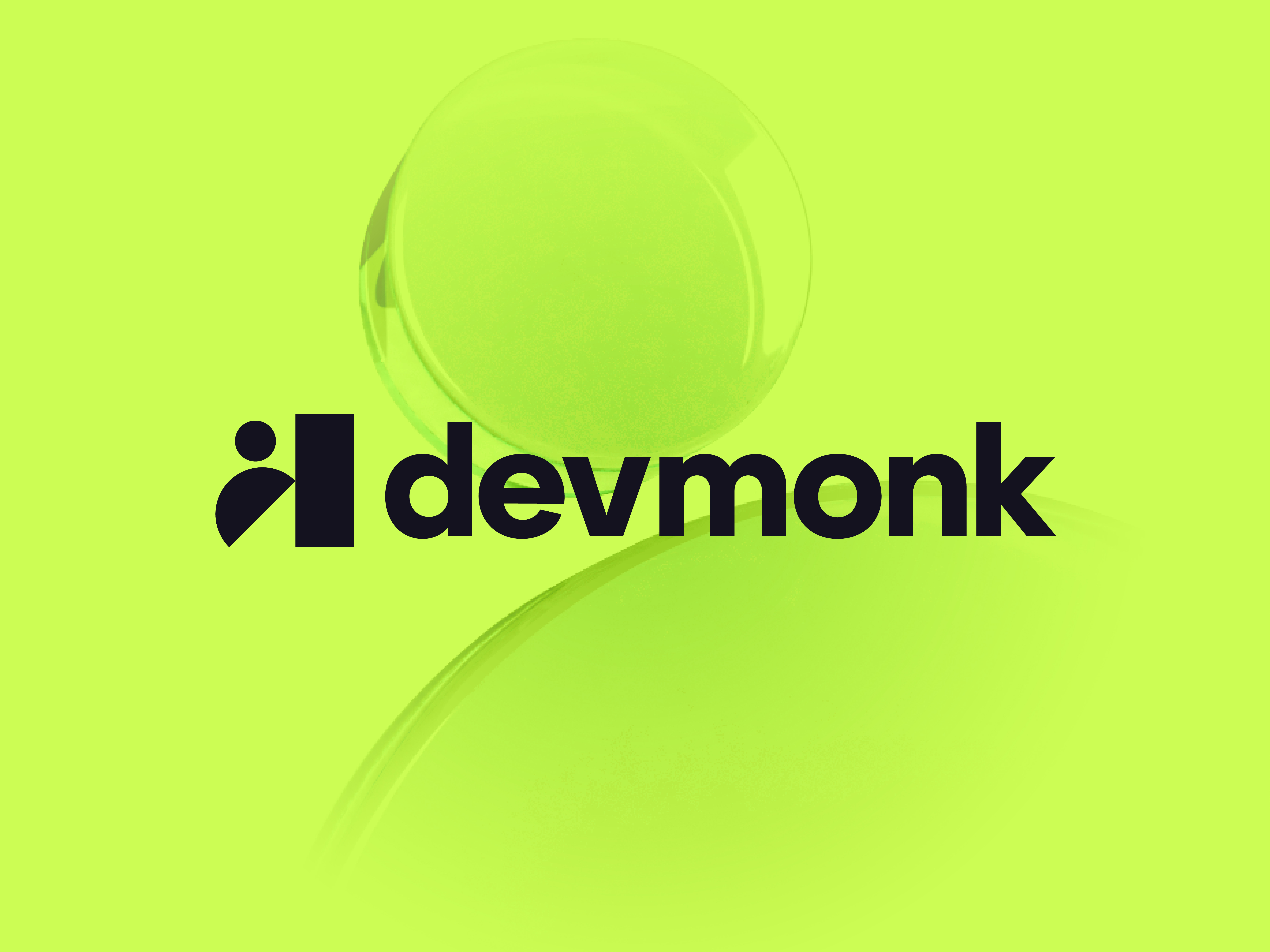 DevMonk Logo Design app development bold logo brand brand identity branding code coding dev developer logo logo design logomark logos minimal monk programmer programming symbol timeless logo website development
