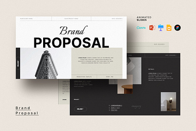 Brand Proposal Template project success