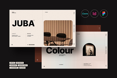 JUBA | Brand Guidelines creative templates