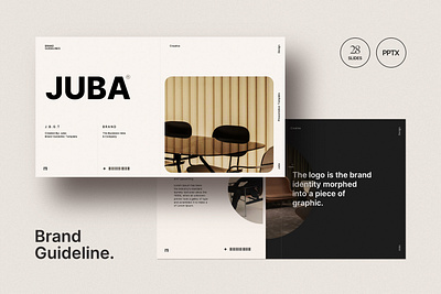 Juba | Brand Guidelines minimal presentation