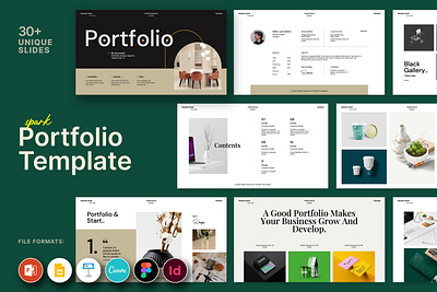 Brand Portfolio Powerpoint Template project startup