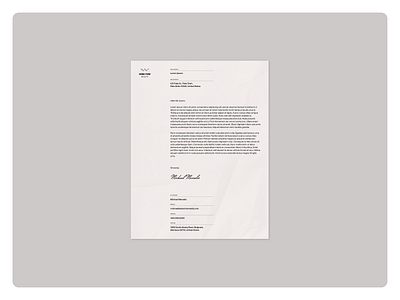 Wise River Realty Letterhead abstract branding branding and identity clean design document dribbble freelance freelancer graphic design identity layout letterhead logo logo design minimal mockup modern print print design