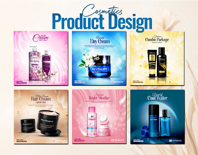 Cosmetics Product Design banner banner design cosmetic product cosmetic product design cosmetics banner cosmetics design cosmetics product design facebook post instagram post post design product design social media design visual identity