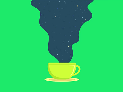 Coffee Animation after effects animation caffeine coffee coffeeshop cup of coffee illustration inspiration motion graphics