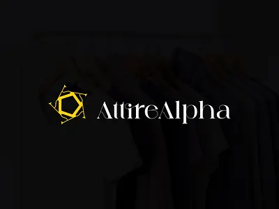 Clothing Brand Logo Design & Brand Identity Design: Attire Alpha brand book brand guide line brand identity design brand style guide branding branding kit logo design modern logo social media kid unique logo