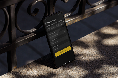 DepositFinder cryptocurrency design otcdesk product product design ui ux