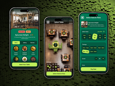 Best Table Booking App Design Concept app design app design inspiration app developer app development booking booking app food mobile app mobile app design restaurant restaurant app restaurant booking restaurant industry table table booking table reservation ui design user experience user interface ux design