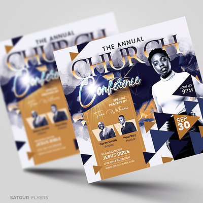 Church Conference Flyer Template - PSD advertisement bible study church conference flyer church flyer creative download psd event flyer flyer flyers graphic design invitation photoshop poster print design promotional design psd social media template template worship