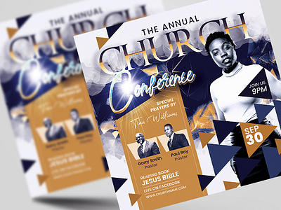 Church Conference Flyer Template - PSD advertisement bible study church conference flyer church flyer creative download psd event flyer flyer flyers graphic design invitation photoshop poster print design promotional design psd social media template template worship