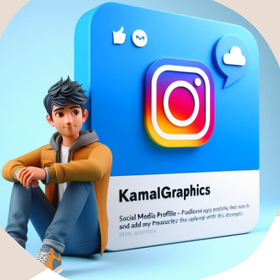 Instagram Profile Photos - Stunning 3D easy maintenance instagram post designs social media post