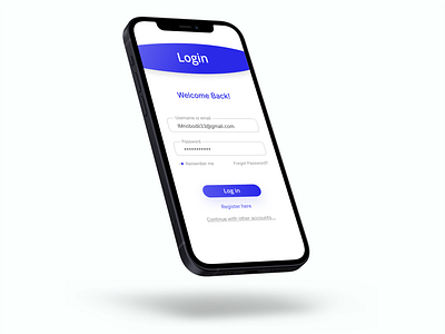 Modern Login / Sign Up page (ui design) (MOCKUP) designing modern ui uiux