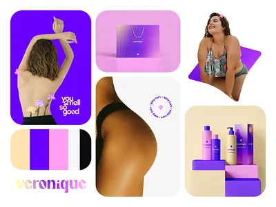 Veronique beauty beauty product brand identity branding concept art graphic design logo minimal modern skin product women brand