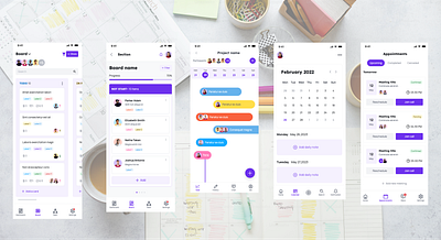 Project Management app branding ui