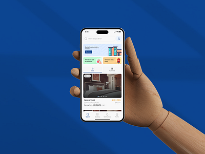 Hotel Booking App branding design graphic design logo product design ui ux