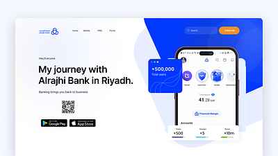 Alrajhi Bank Business Mobile App | KSA | Riyadh alrajhi app bank design graphic design landing ui ux web