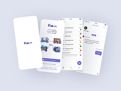 TalkInk: Open Source Team Messaging with All the Features 3d app branding design graphic design illustration logo typography ui ux vector