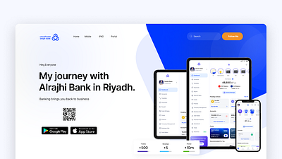 Alrajhi Bank Business iPAD App | KSA | Riyadh alrajhi app design ipad landing mobie tablet uiux web