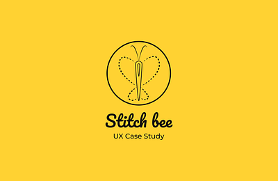 Stitch Bee- UX Case Study branding clothing color logo typography ui uiux ux ux case study