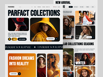 Ecommerce Website Homepage cloth clothing website designer e commerce e commerce website ecommerce ecommerce website eshop fashion fashion website online store web platform product design shop store trendy ui ux visual design web design