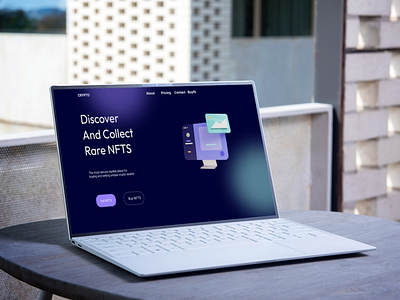 Crypto web desgin branding crypto desgin destop mackbook webdesgin ui uiux ux web desgin website