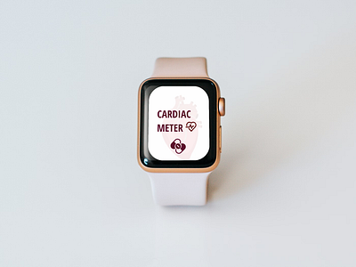 cardiometer watch apple watch desgin ui desgin ux smart watch ui uiux wach ux watch watchui