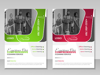 Creative Cleaning Service Flyer Design. branding brochure clean design cleaning flyer cleaning service flyer corporate creative creative flyer flyer flyer design graphic design modern design poster