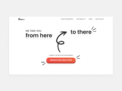 Growly - landing page business dailyui design friendly growth landing landing page minimal ui ui design web design webdesin white