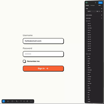 Synthesizing new UI themes in Figma branding design design system figma form interface login themes ui ui kit ui themes ux white label