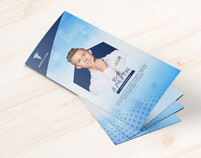 Medical Trifold brochure design branding clean colorfull creative design flat graphic design illustration